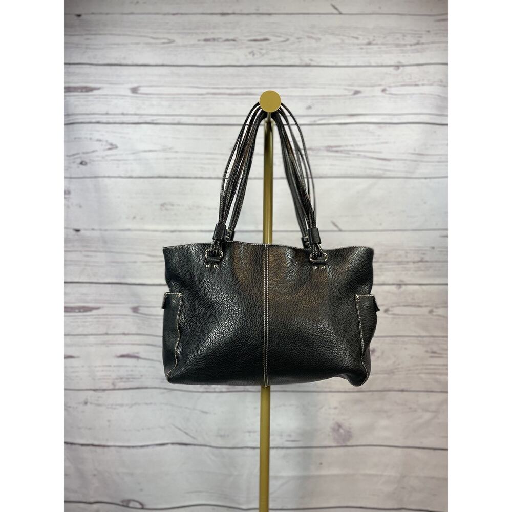 Kate Spade New York Black Pebbled Leather Multi Strap Tote Shoulder Bag - Picture 2 of 10